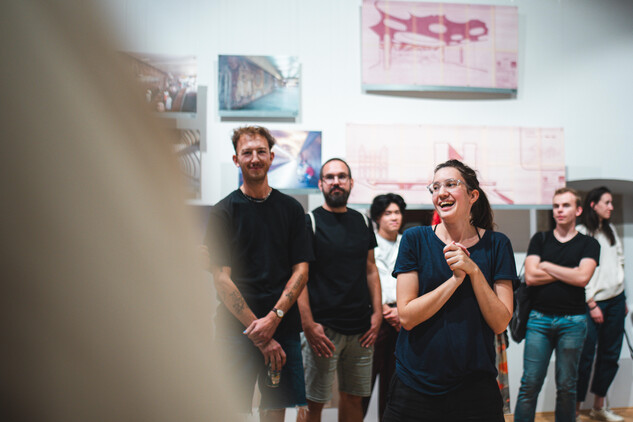 Vernisáž výstavy Poválečná architektura jako památka, GJF, 29. 9. 2023 (foto © Anželika Rybak) Vernisáž výstavy Poválečná architektura jako památka, GJF, 29. 9. 2023 (foto © Anželika Rybak)