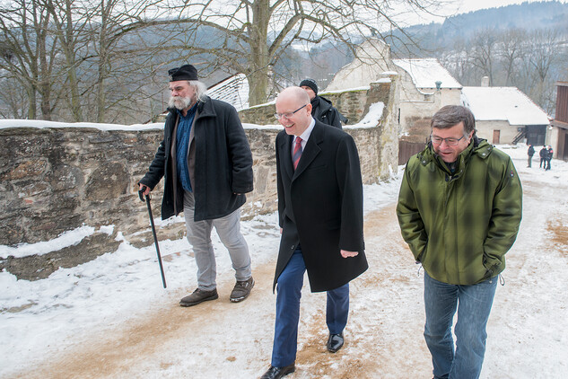 Slavnostní zahájení projektu Pernštejn – vrchnostenská okrasná zahrada