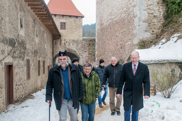 Slavnostní zahájení projektu Pernštejn – vrchnostenská okrasná zahrada